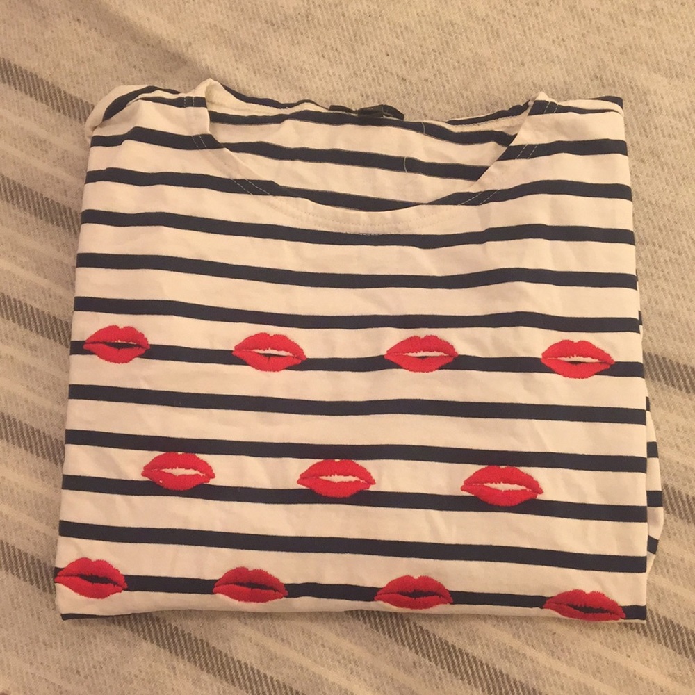 Striped long sleeve shirt